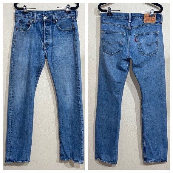 Levi's Other - Levis 501 button fly jeans 30x32